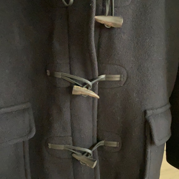 Made in England wool duffle coat with horn toggles - Picture 16 of 16